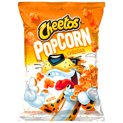 CHEETOS CHEDDAR FLAVOUR SEASONED POPCORN