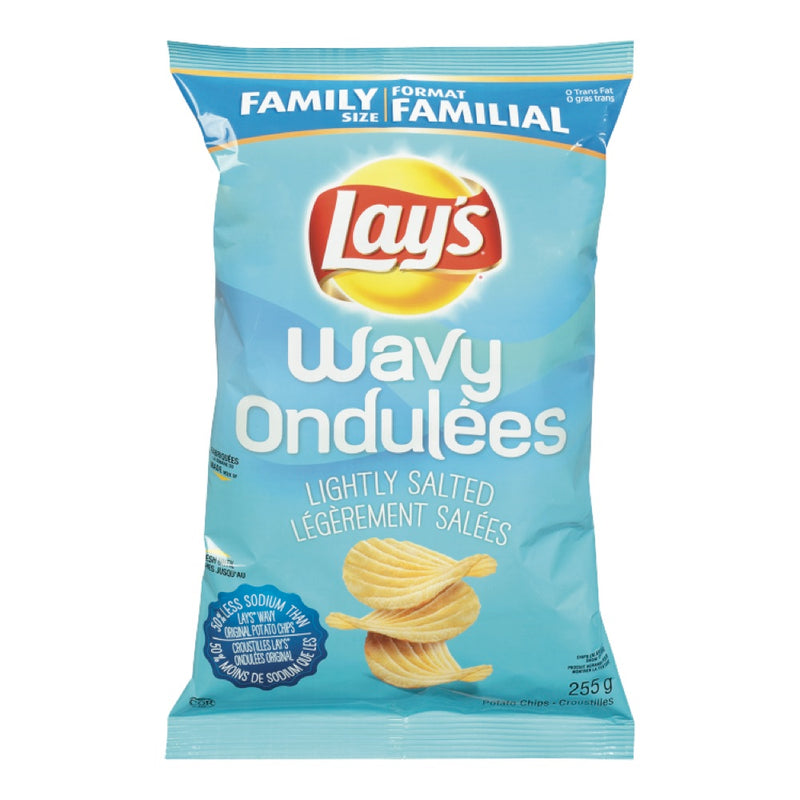 Lay's Family Size Wavy Lightly Salted, 255 g