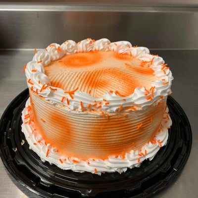 Orange Cream Ice Cream Cake