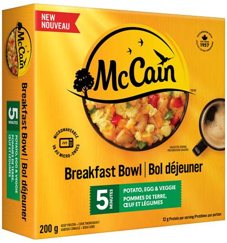 McCain Breakfast Potato Egg & Veggie Bowl, 200 g