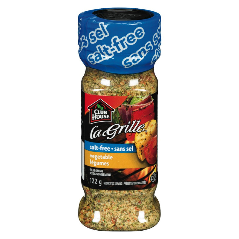 Club House La Grille Salt-Free Vegetable Seasoning, 122 g