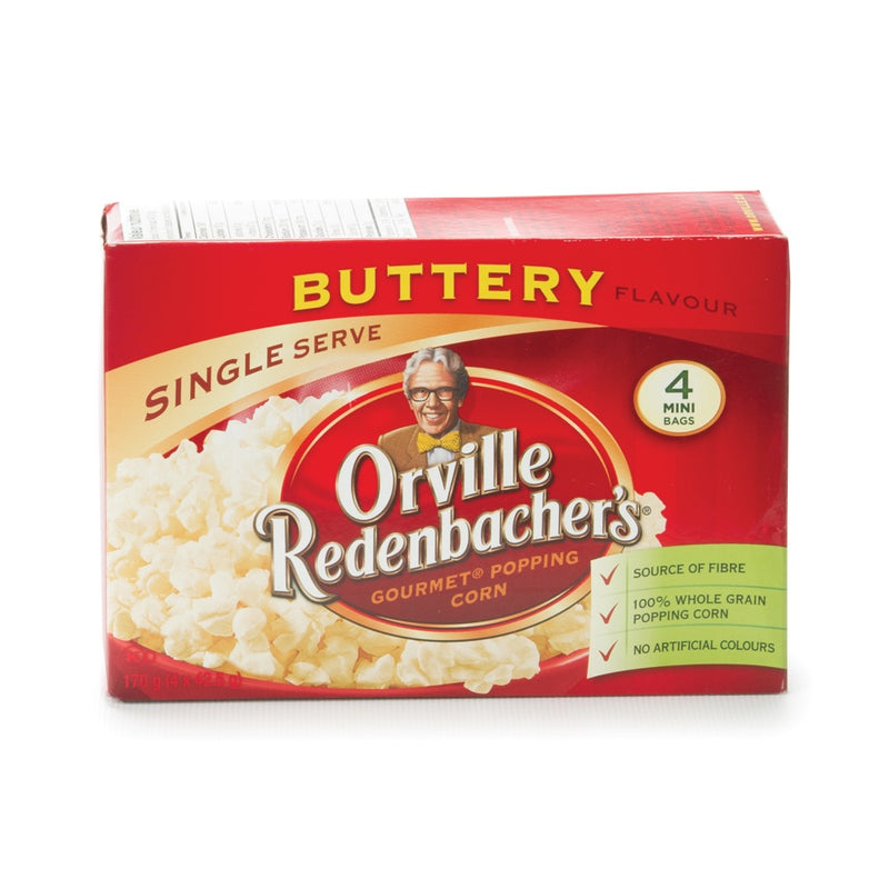 Orville Redenbacher's Buttery Flavored Microwave Popcorn, 170 g (4 x 42.5g)