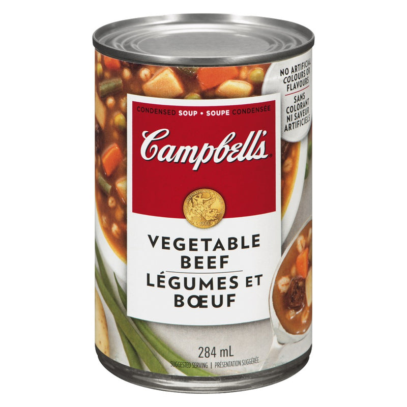 Campbell's Vegetable Beef Condensed Soup, 284 mL