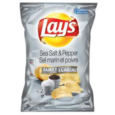 Lay's Sea Salt & Pepper Potato Chips, 235g