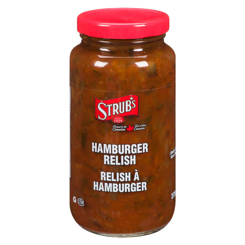 Strub's Hamburger Relish, 375 g