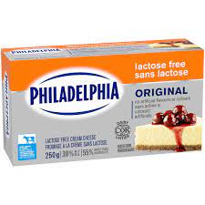 Philadelphia Lactose Free Cream Cheese Block, 250g