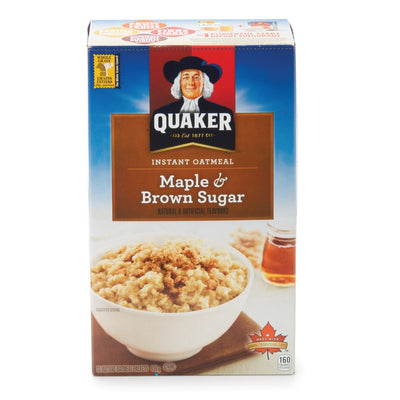 Quaker Maple & Brown Sugar Instant Oatmeal, 430 g