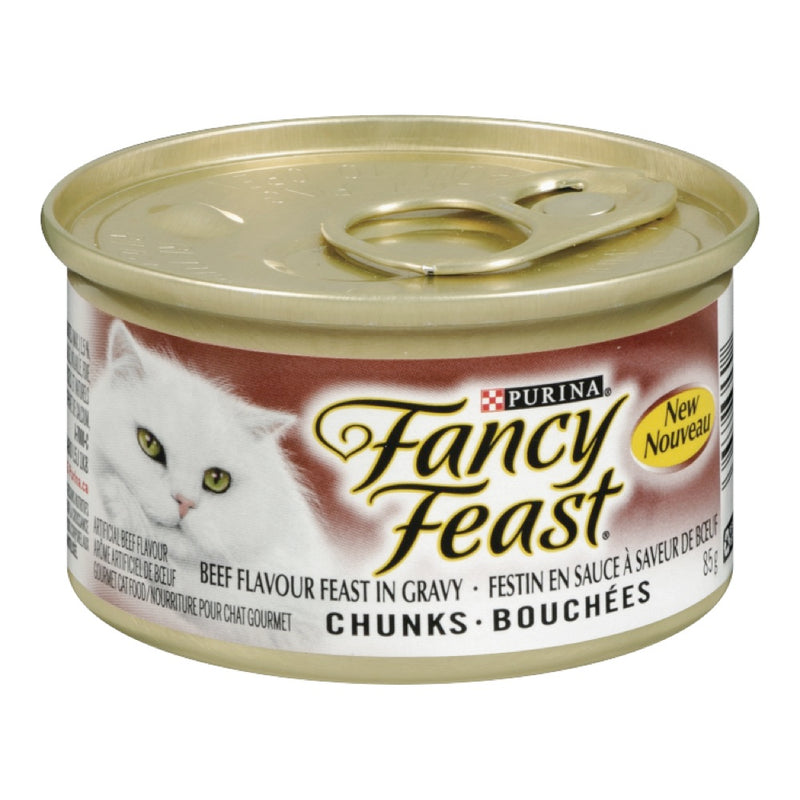 Fancy Feast Beef Chunks In Gravy, 85 g
