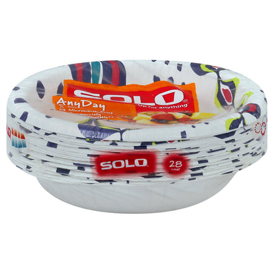 Solo Heavy Duty 20oz Paper Bowls, 28ct