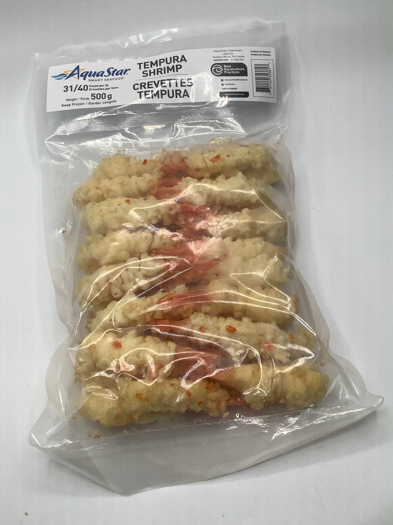 Aqua Star Smart Seafood Ready To Cook 31/40 Tempura Shrimp, 500 g