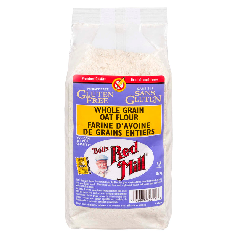 Bob's Red Mill Gluten Free Whole Grain Oat Flour, 623 g
