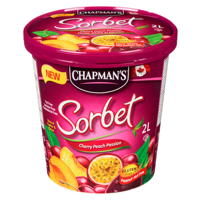 Chapman's Cherry Peach Passion Sorbet, 2 l