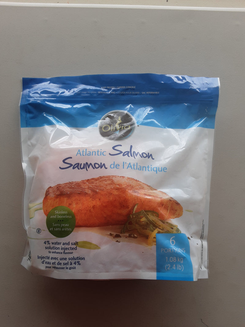 Olivia Atlantic Salmon Fillets, 1.08 kg