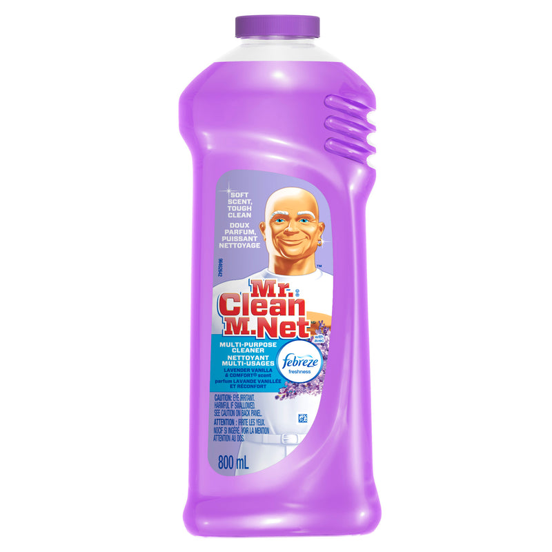 Mr. Clean Lavender Vanilla & Comfort Multi-Purpose Cleaner With Febreze, 800 mL