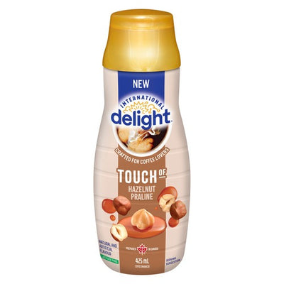 International Delight Touch of Hazelnut Coffee Creamer, 425 mL