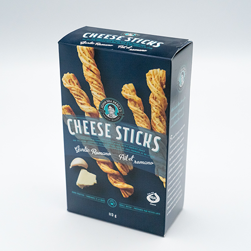 John Wm. Macy Garlic Romano Cheese Sticks, 113 g