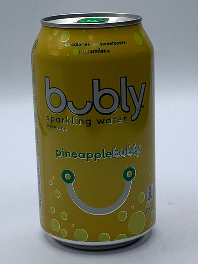 Bubly Pineapplebubly Sparkling Water Beverage, 355 mL