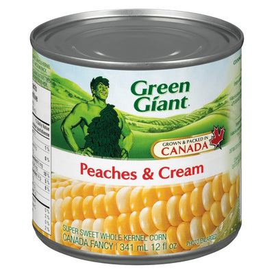 Green Giant Peaches & Cream Whole Kernel Corn, 341 mL