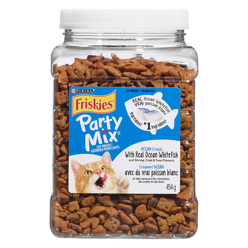 Friskies Party Mix Ocean Crunch With Real Whitefish, 454 g