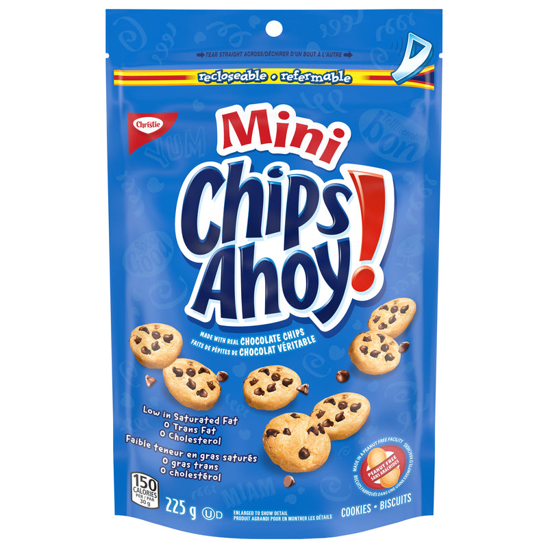 Christie Mini Chips Ahoy! Original Chocolate Chip Cookies, 225 g