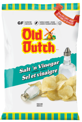 OLD DUTCH KETTLE COOKED SEA SALT & VINEGAR, 40g