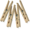 DELUXE WOODEN CLOTHESPINS, 50 ct