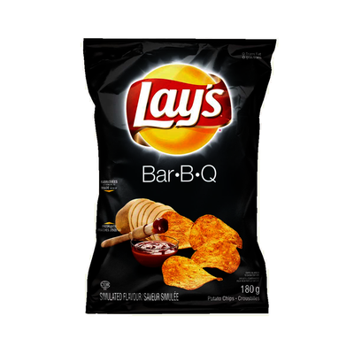 Lay's BBQ Potato Chips, 165 g