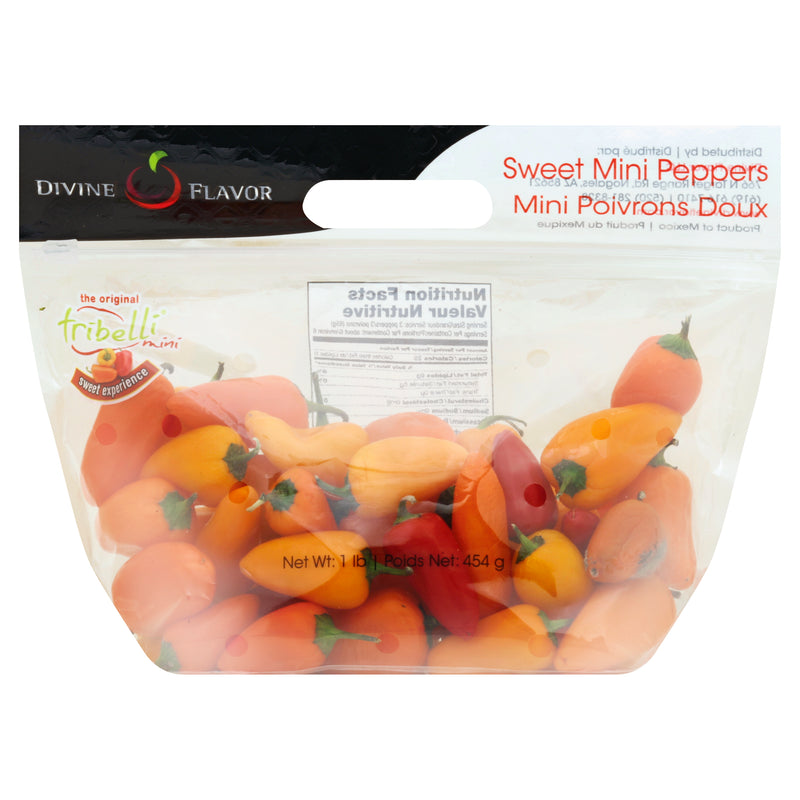 Divine Flavor Sweet Mini Peppers, 454 g