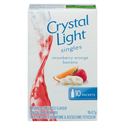 Crystal Light Singles Drink Mix, 10 ct