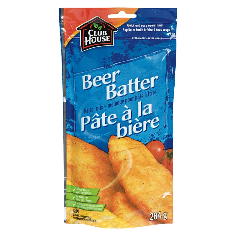 Club House Beer Batter Seasoning Mix, 284 g