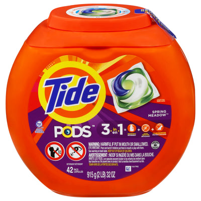 Tide Pods Spring Meadow 3 in 1 Laundry Detergent, 1.05 kg