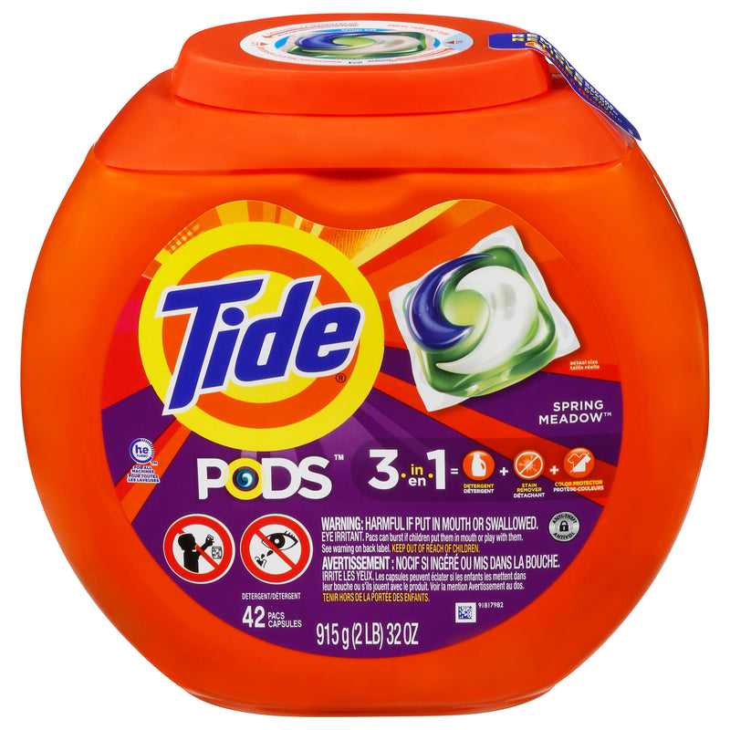 Tide Pods Spring Meadow 3 in 1 Laundry Detergent, 1.05 kg