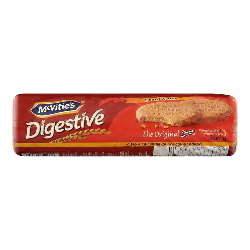 McVitie's Digestive Original Wheat and Whole Wheat Biscuits, 400 g