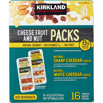 KS CHEESE, FRUIT & NUT PACKS