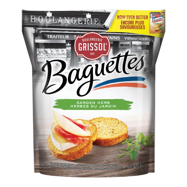 Grissol Garden Herb Baguettes, 120g