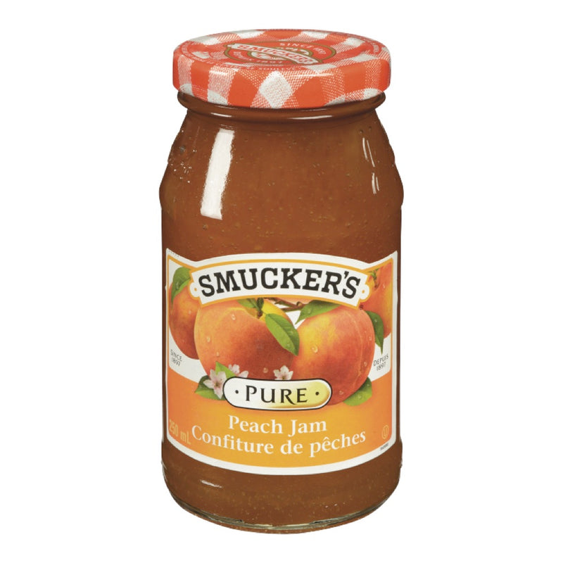 Smucker's Pure Peach Jam, 250 mL