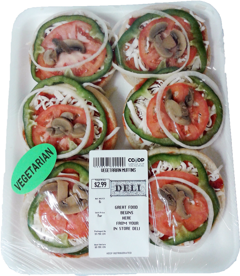 Vegetarian Muffins, 6 pk