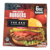 The Keg Prime Rib Beef Burgers, 2.04 kg, 12 ct
