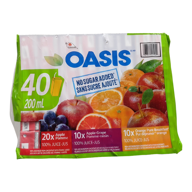 Oasis Variety Pack, 40 ct