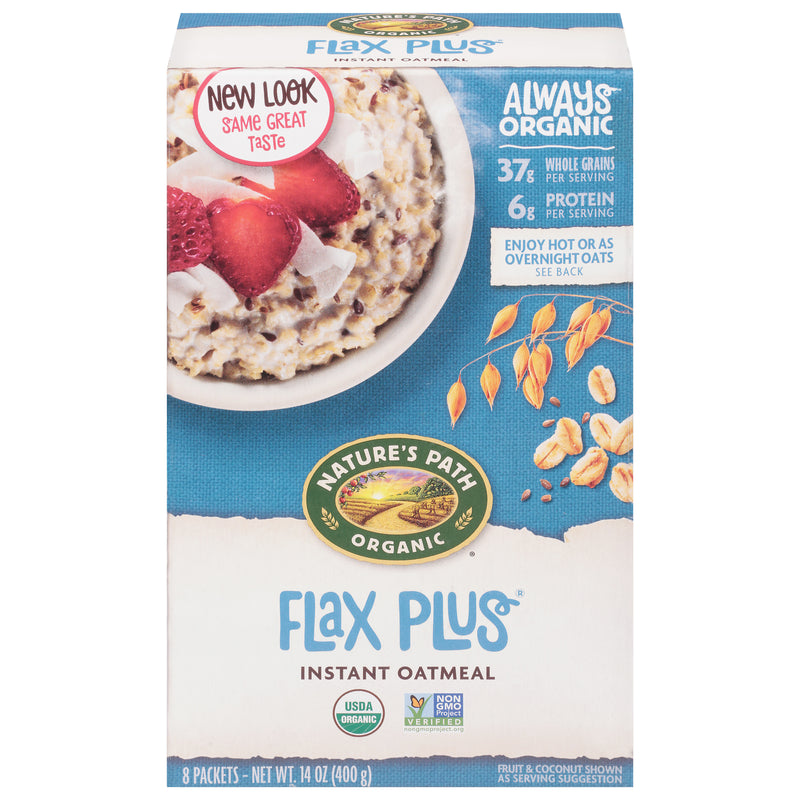 Nature's Path Organic Flax Plus Hot Oatmeal, 8 ct, 397 g