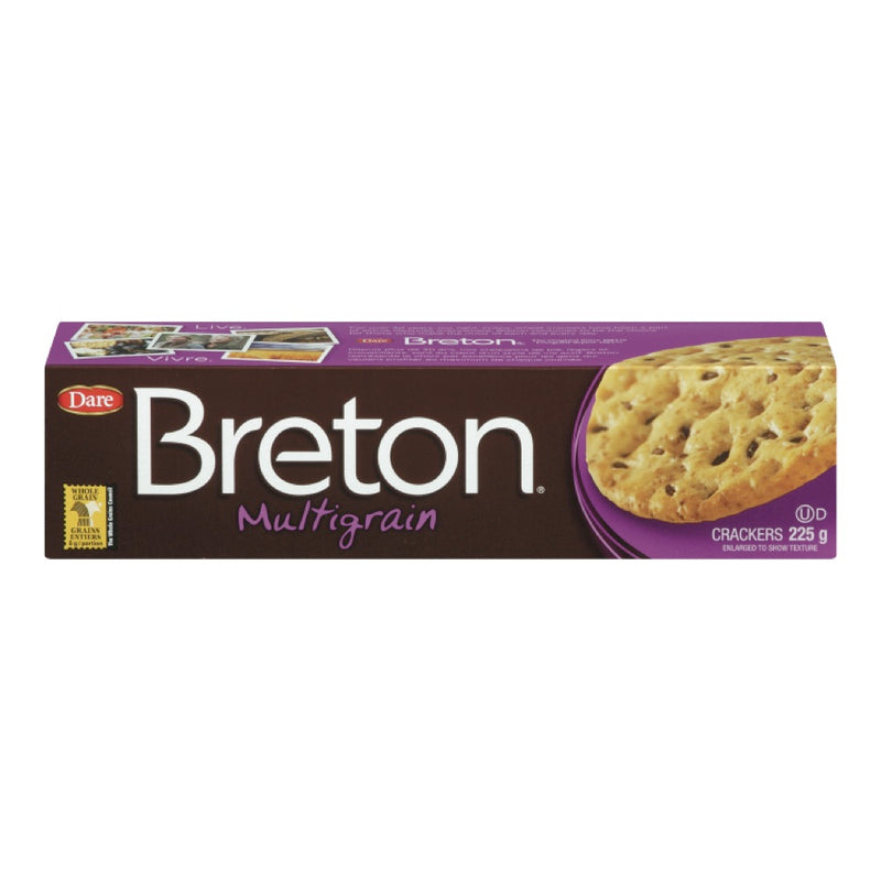 Dare Breton Multigrain Crackers, 225 g