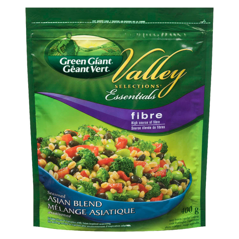 Green Giant Valley Selections Essentials Seasoned Asian Blend Vegetables, 400 g