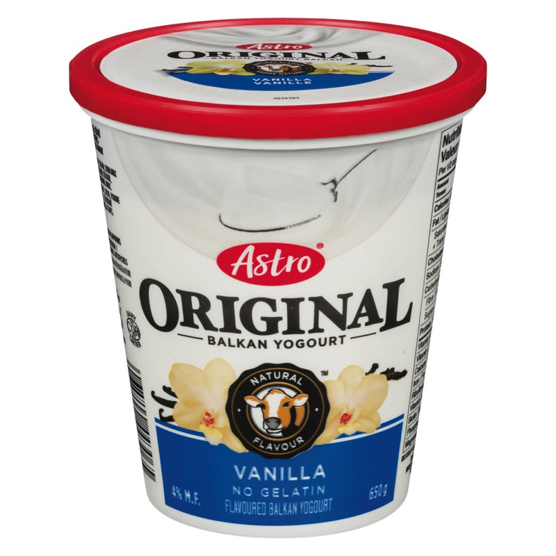 Astro Original Greek Yogurt Vanilla, 750 g