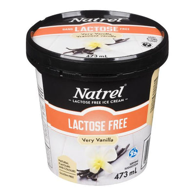 Natrel Lactose Free Very Vanilla Ice Cream, 473 mL