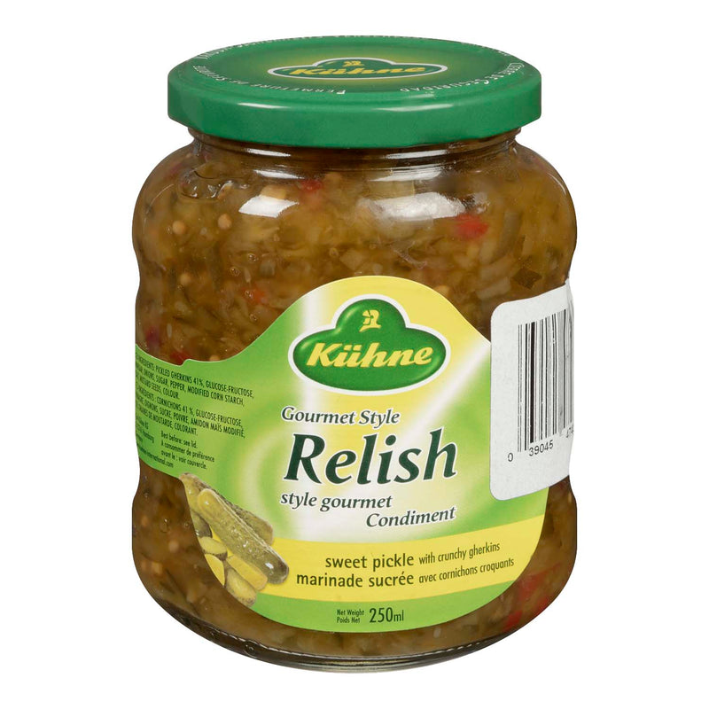 Kiihne Gourmet Style Relish, 250 mL