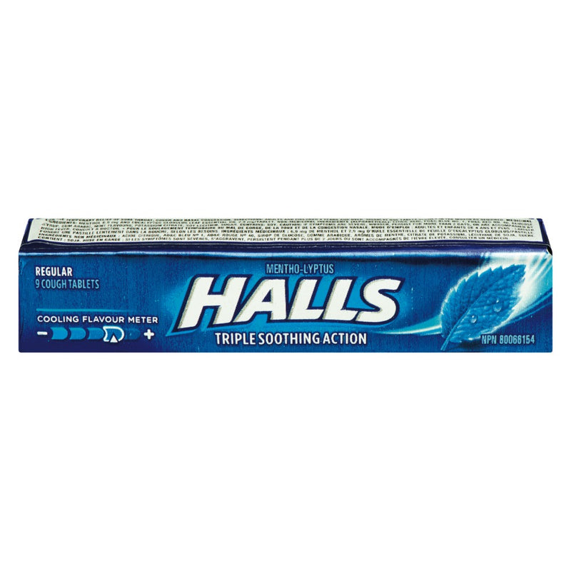 Halls Original Triple Soothing Action Cough Drops, 9 ct