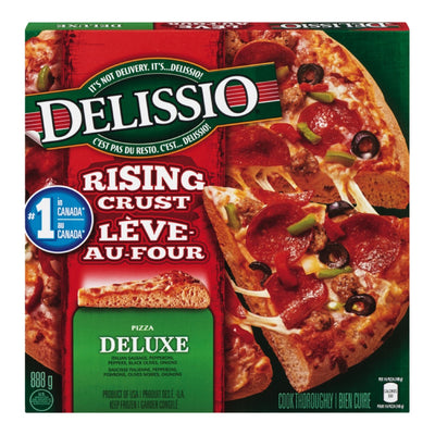 Delissio Rising Crust Deluxe Pizza, 888 g