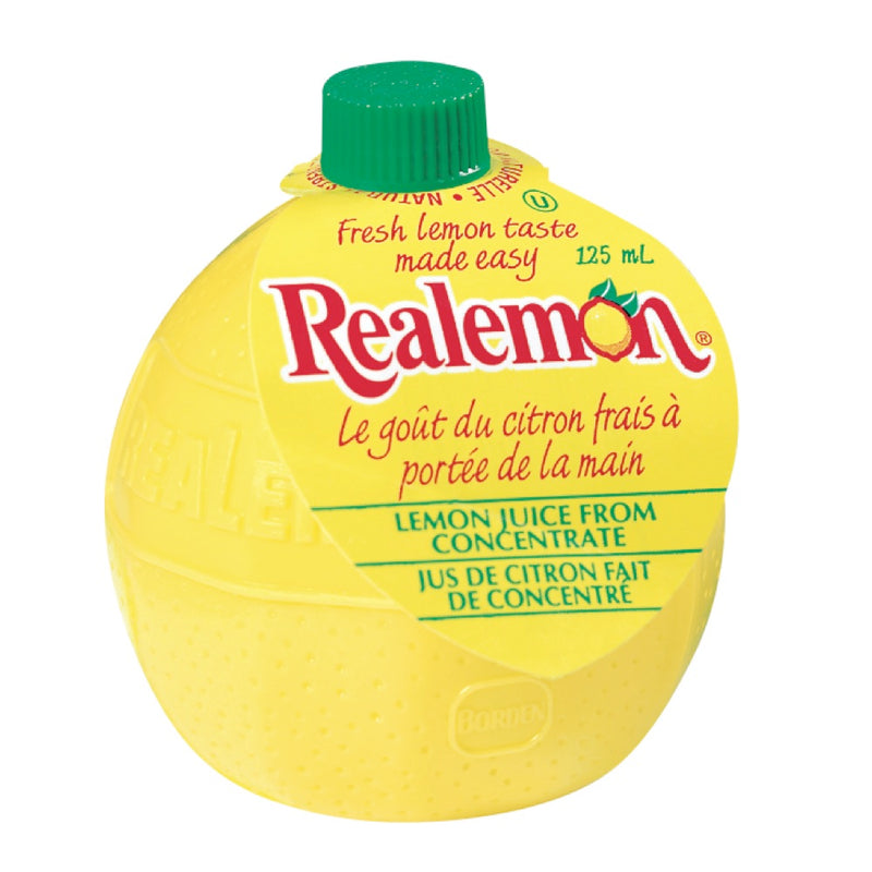 Realemon Lemon Juice From Concentrate, 125 ml