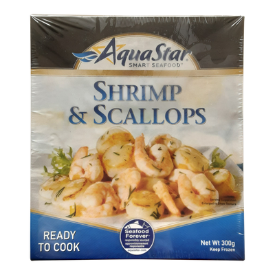 AQUA STAR SHRIMP & SCALLOP MIX, 300g
