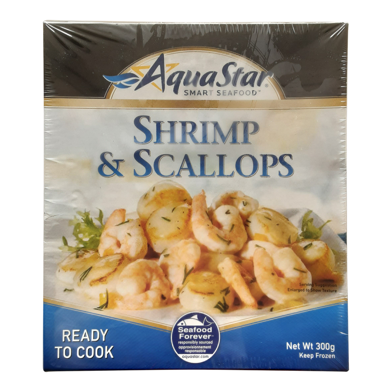 AQUA STAR SHRIMP & SCALLOP MIX, 300g